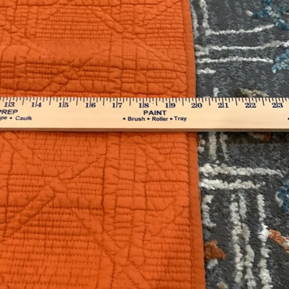 2 Shams‎ set orange pillowcase 21x37